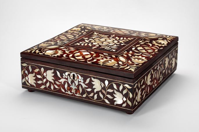 A Tortoiseshell and Mother-of-Pearl Box | MasterArt